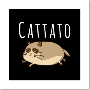 Funny Cat CATTOT Posters and Art